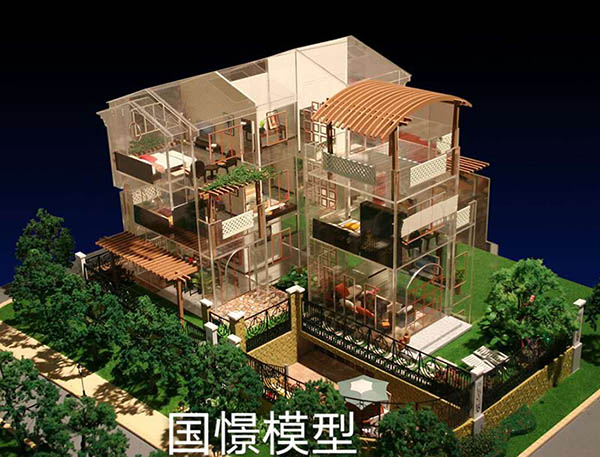 木兰县建筑模型